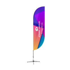 114x30 in Convex Blade Shape Feather Flag