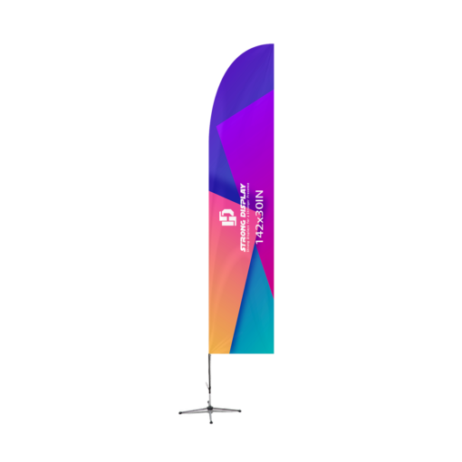 142x30in Straight Blade Shape Feather Flag