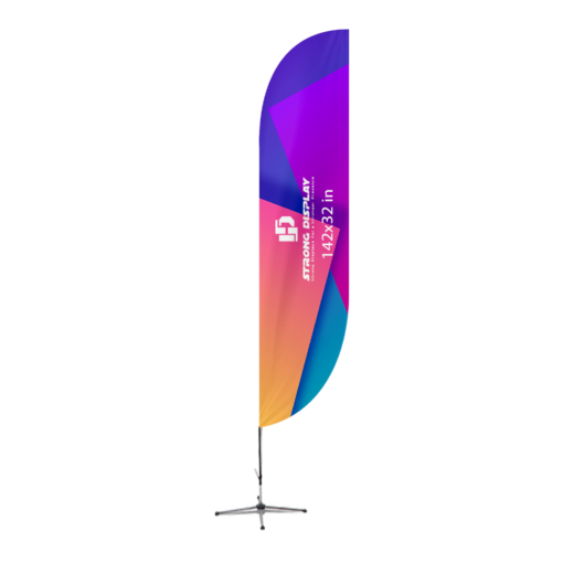 142x32 in Convex Blade Shape Feather Flag