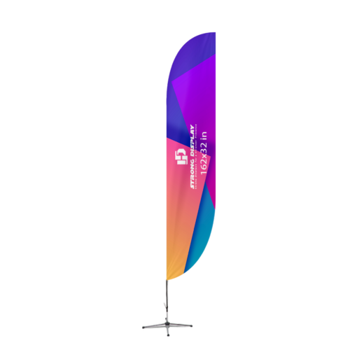 162x32 in Convex Blade Shape Feather Flag