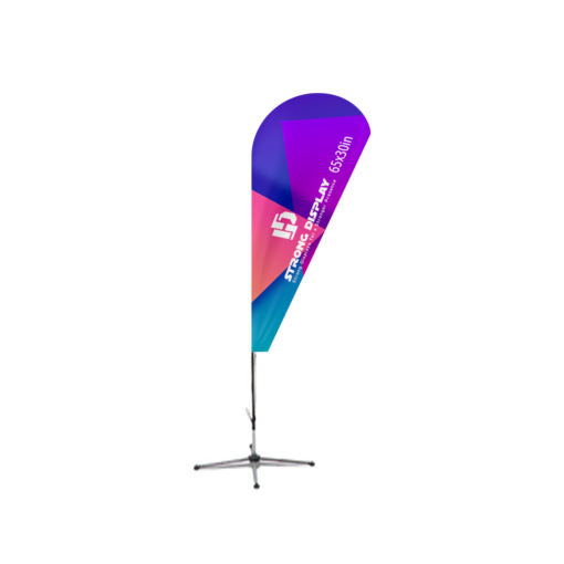 65x30 in Teardrop Shape Feather Flag
