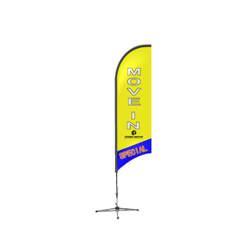 Bandera de plumas de aleteo de disquete especial de movimiento personalizado