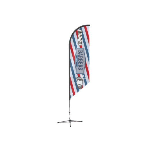 Barbers And Hair Salons  Advertising Swooper Feather Flag