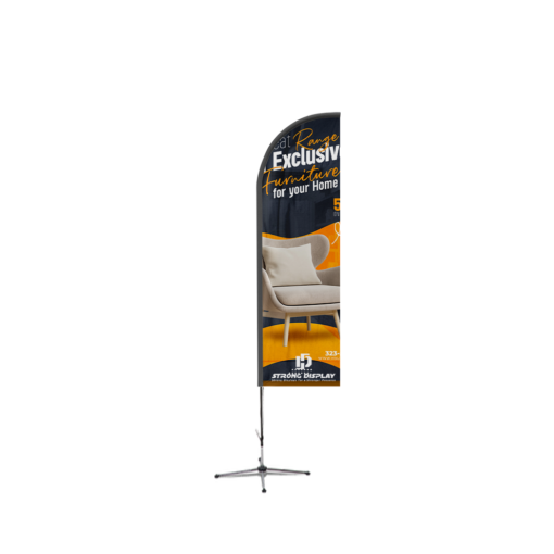 Custom Furniture Sale Straight Blade Feather Flag