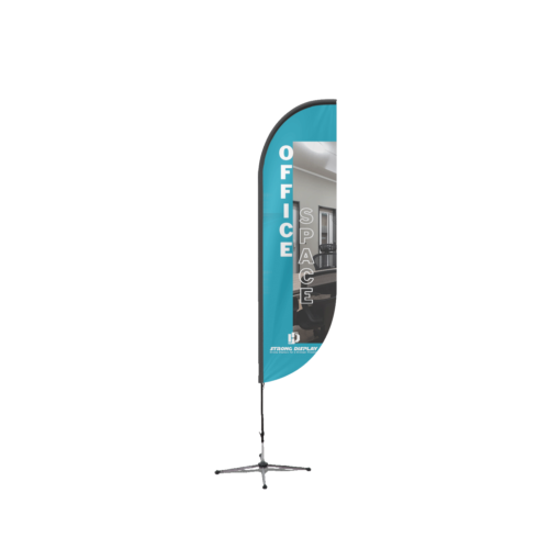 Custom Office Space Feather Flag For Lease