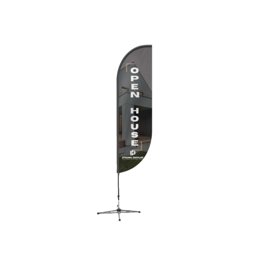 Custom Open House Feather Flag For Real Estate Agents