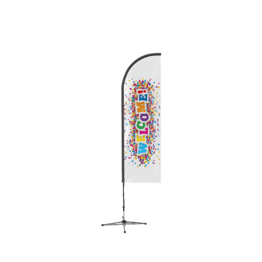 Custom Logo Bowflag Welcome Advertising Feather Flag