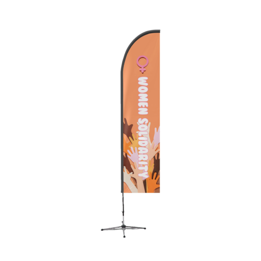 Banderas De Plumas Personalizadas Para Mujeres Solidarias
