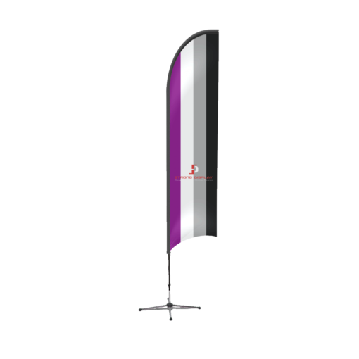 Asexuality Pride Feather Flag