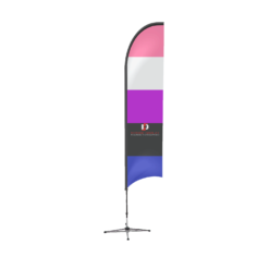 Genderfluid Pride Feather Flag