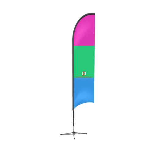 Polysexual Pride Feather Flag