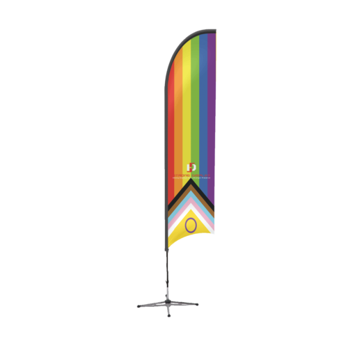 Valentino Vecchietti Progress Pride Feather Flag
