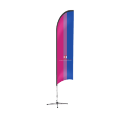 Bisexual Pride Feather Flag