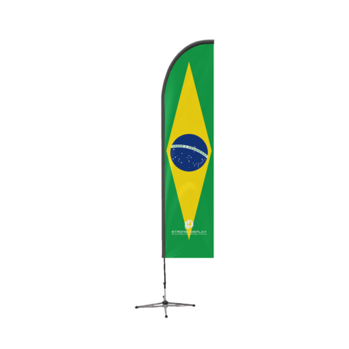 Brazil National Feather Flag