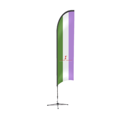 Genderqueer Pride Feather Flag