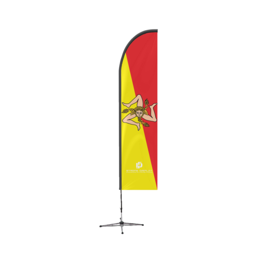 Sicily Italy Feather Flag