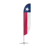 Vlag van de staat Texas met veren